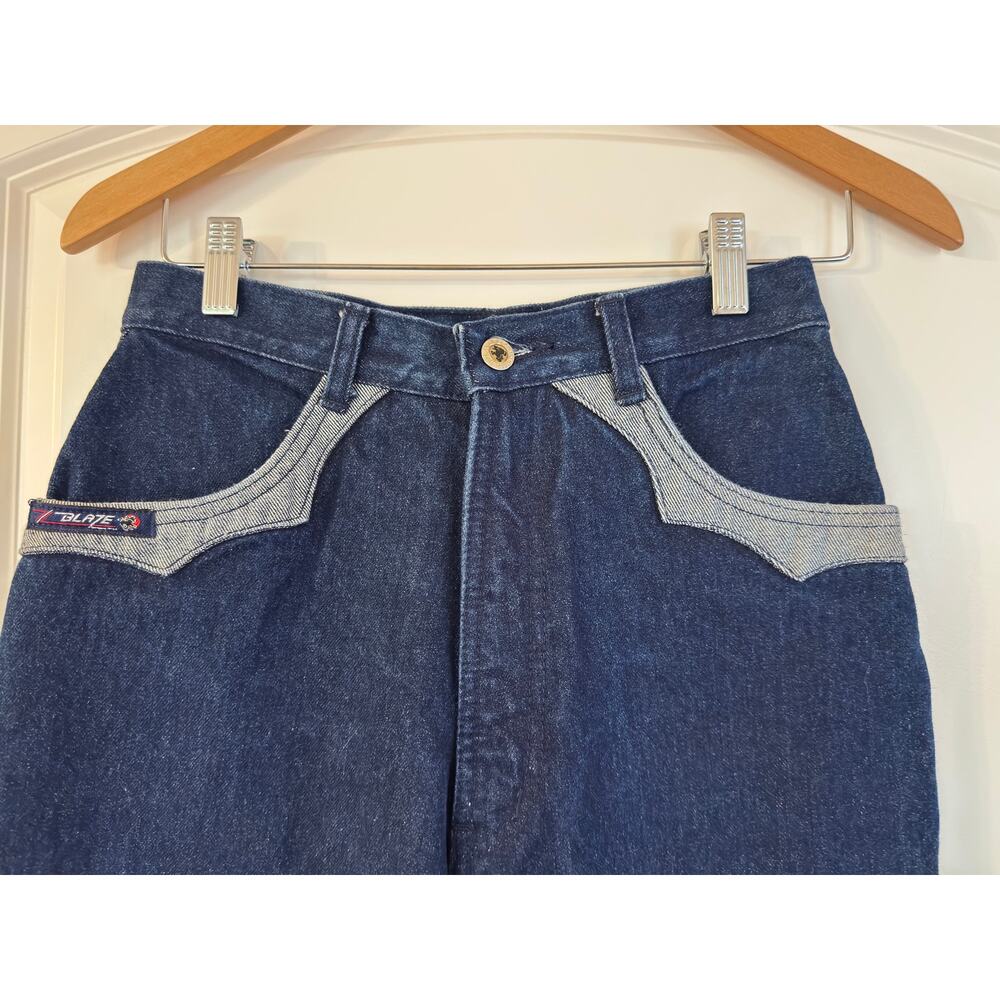 RARE VTG FIND! Vintage Blaze Western Rodeo High-Rise Jeans - 28 - Picture 3 of 8